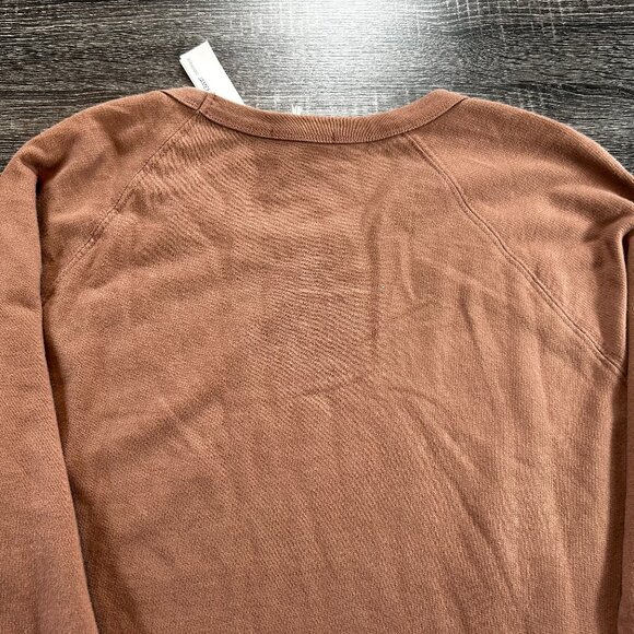 James Perse Brown Long Sleeve T-Shirt Dress NWT Size L - Picture 3 of 6